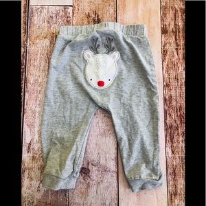 TU baby pant red‎ nose bear on butt 9-12 months